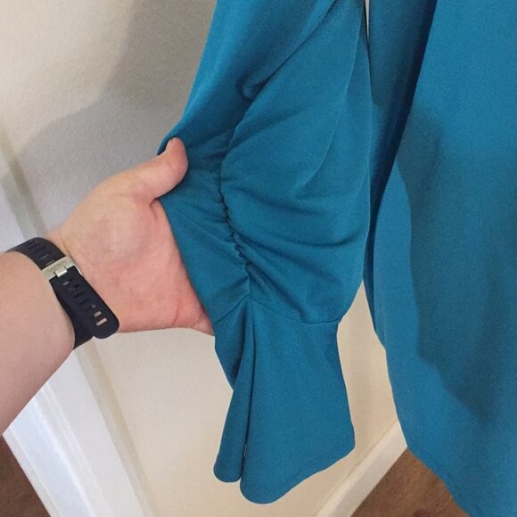 1X Susan Graver Blouse EE32 4883 - Picture 2 of 5